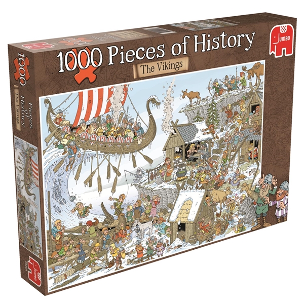 Pussel 1000 Bitar Pieces of History The Vikings