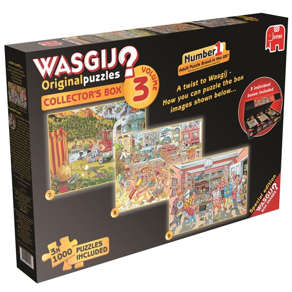 Wasgij Pussel Collectors Box 3 3x1000