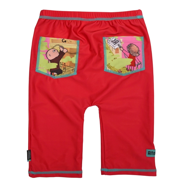 Swimpy UV-shorts Alfons Rosa 98-104 cl (Bild 2 av 2)
