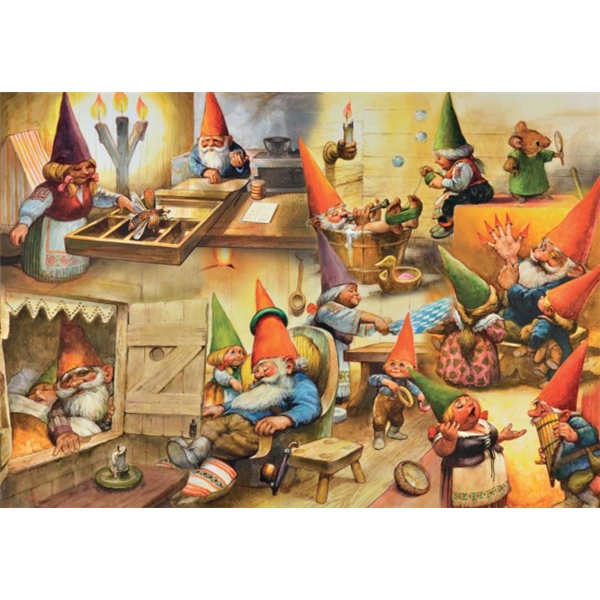 Pussel 1000 Bitar At home with the gnomes (Bild 2 av 4)