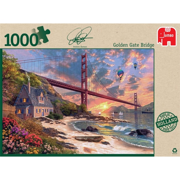 Pussel 1000 Bitar Golden Gate Bridge (Bild 1 av 4)