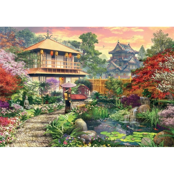 Pussel 1000 Bitar Japanese Garden (Bild 2 av 3)