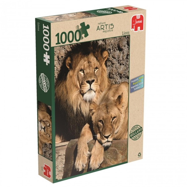 Pussel 1000 Bitar Lions (Bild 3 av 4)
