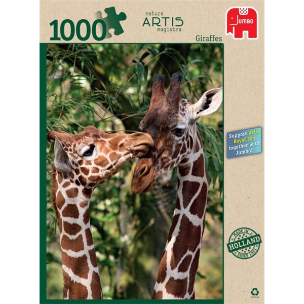 Pussel 1000 Bitar Giraffes (Bild 1 av 4)