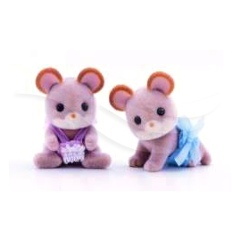 Sylvanian Families Maces Mouse Twins