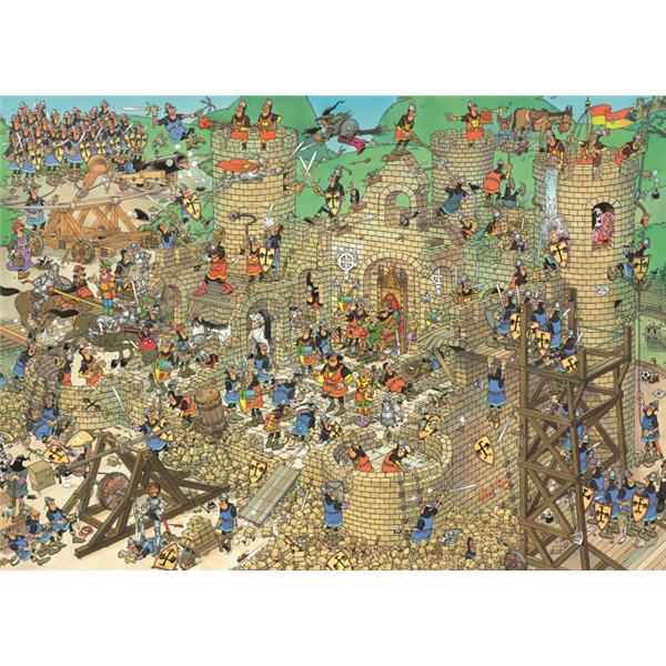 Pussel 1000 Bitar - Castle Conflict (Bild 2 av 2)