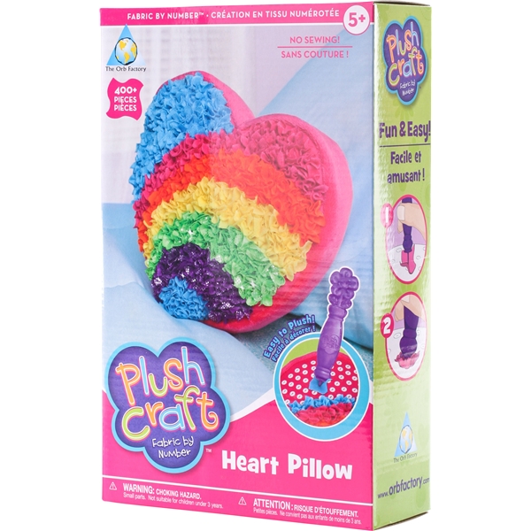Plush Craft Heart Pillow (Bild 1 av 2)