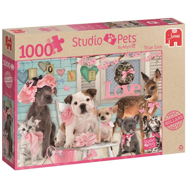 Pussel Studio Pets True Love 1000 bitar