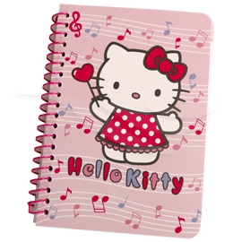 Hello Kitty Music Mini Spiralhäfte