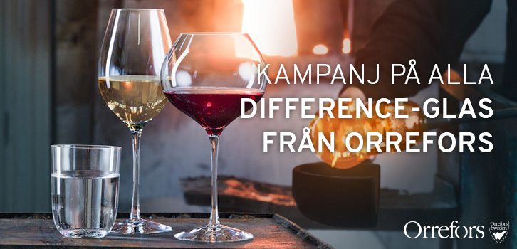 KAMPANJ - Alla Difference-glas från Orrefors!