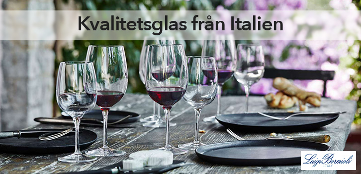 Kampanj på alla Luigi Bormioli-glas!