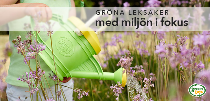 Leksaker av återvunnen plast!