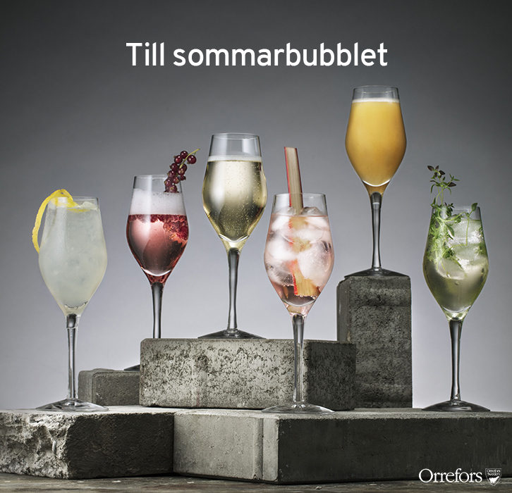 Kampanj på Sense & More Champagneglas från Orrefors!