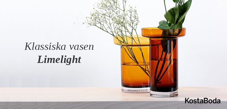 Kampanj på Limelight-vasen från Kosta Boda!