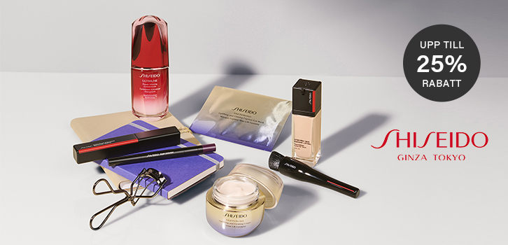 Shiseido - upp till 25% rabatt