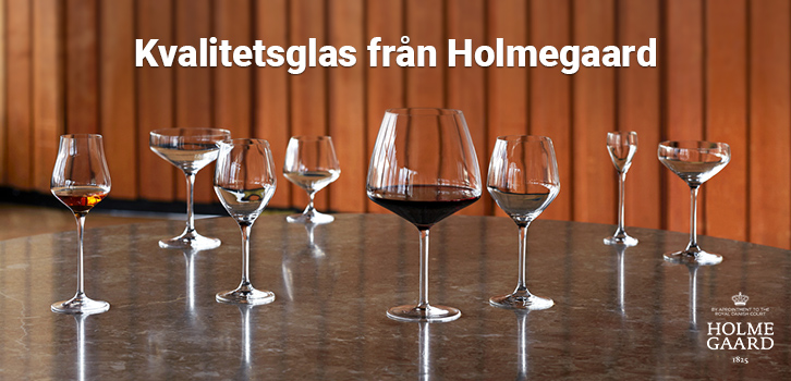 Kampanj på 6-pack glas från Holmegaard!