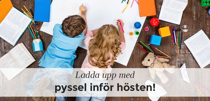 Pyssel för kreativa stunder!