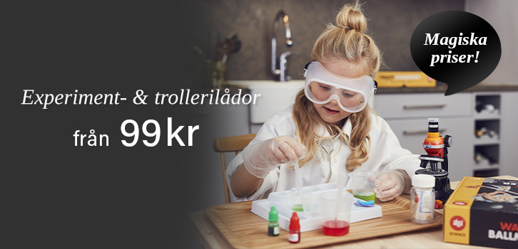 Häftiga trollerikonster och spännande experiment!