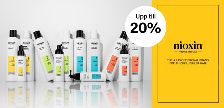 Nioxin - upp till 20% rabatt