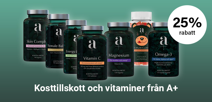 A+ - 25% rabatt!