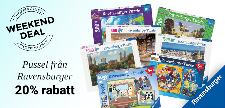 Helgerbjudande: Pussel Ravensburger 20%