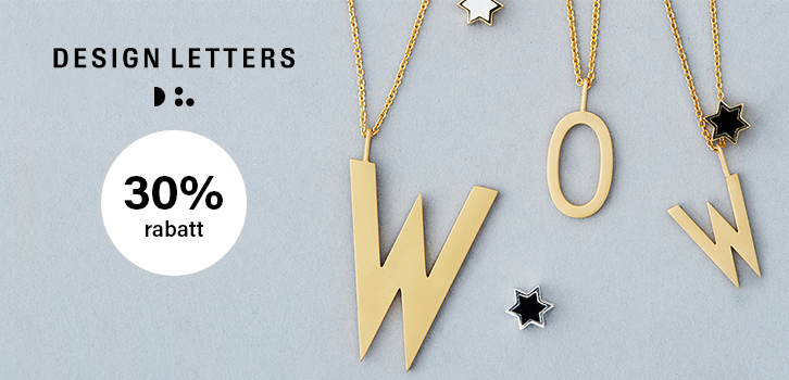 Design Letters Smycken - 30% rabatt
