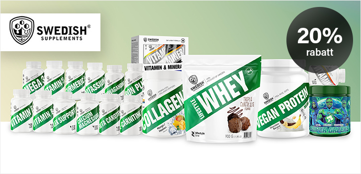 Swedish Supplements - 20% rabatt!