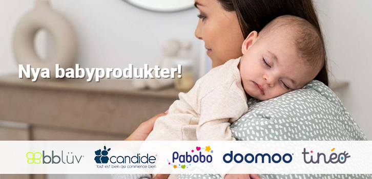 Nya och populära produkter för mamma, gravid och baby. 