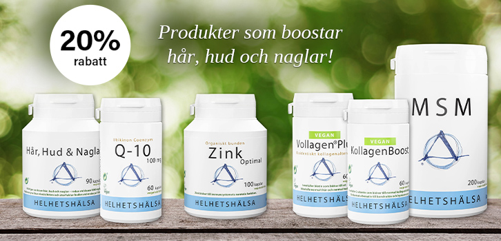 Näring inifrån för hår,hud och naglar