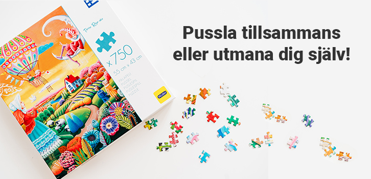 Slappna av med ett pussel!