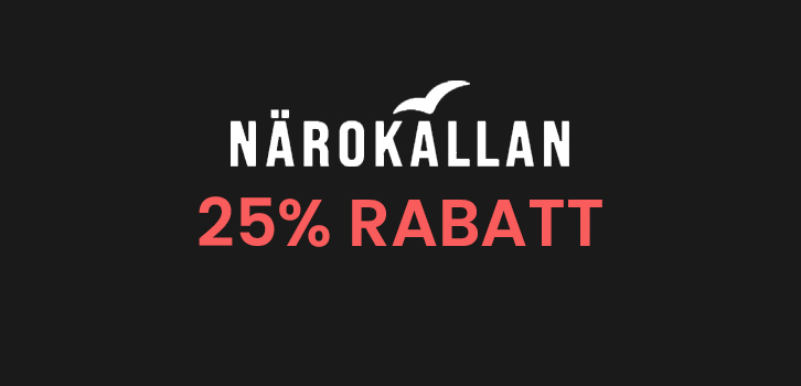 25% rabatt på alla produkter från Närokällan!