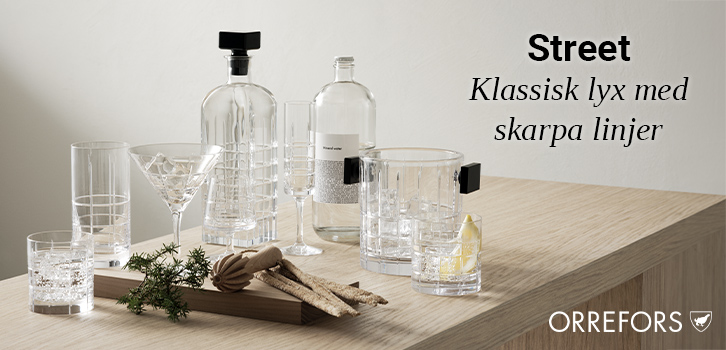 Kampanj på Street-serien från Orrefors!