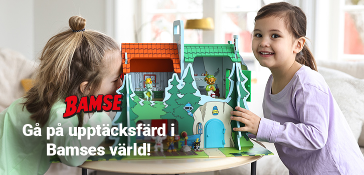 Häng med Bamse på äventyr!