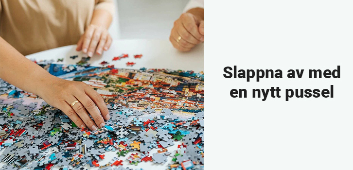 Pussla tillsammans eller utmana dig själv!