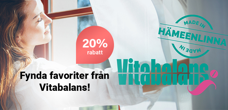 Vitabalans effektiva och vårdande produkter.