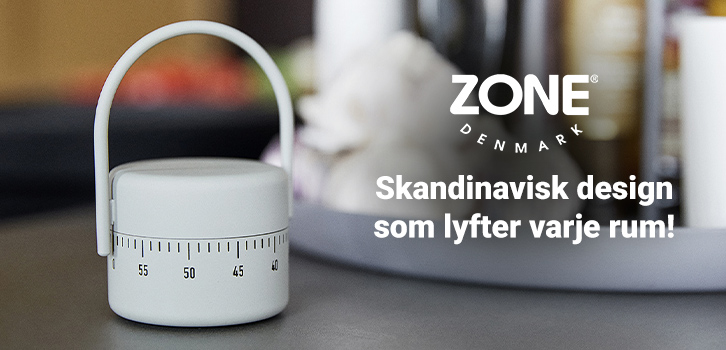 Kampanj på Zone – skandinavisk design som lyfter varje rum!