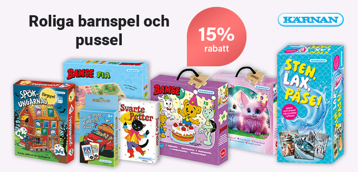 Kärnan Spel + Pussel 15%