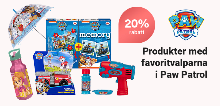 Rädda dagen tillsammans med Paw Patrol!