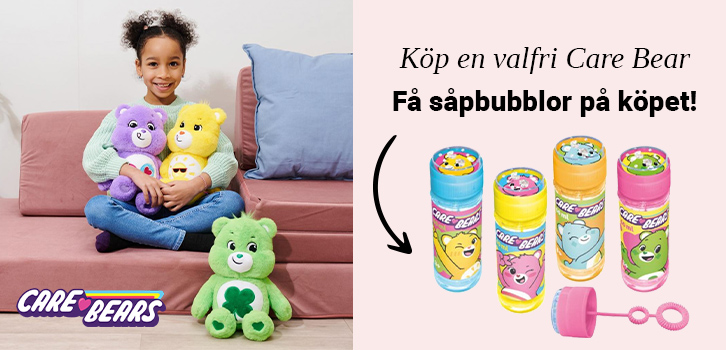 Såpbubblor på köpet!