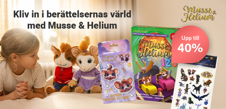 Skapa egna äventyr med Musse & Helium