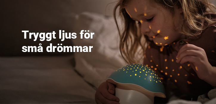 Sänk ljuset och sätt stämningen med en mysig nattlampa!