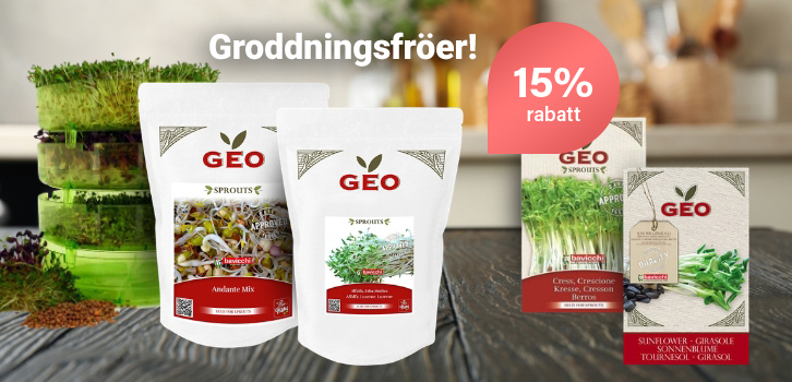 GEO 15% rabatt!