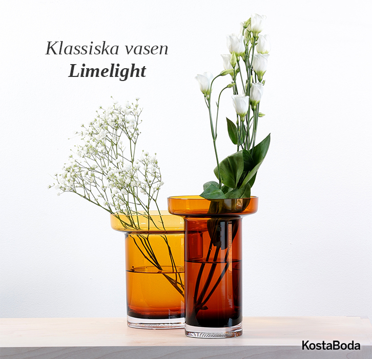 Upp till 15% på Limelight-vasen från Kosta Boda!