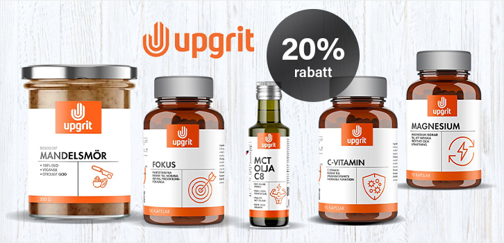 Kosttillskott med hög kvalitet - 20% rabatt!