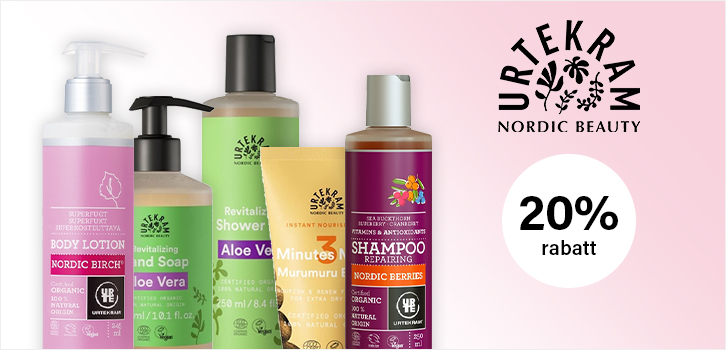 Vegansk ekologisk skönhet - 20% rabatt!