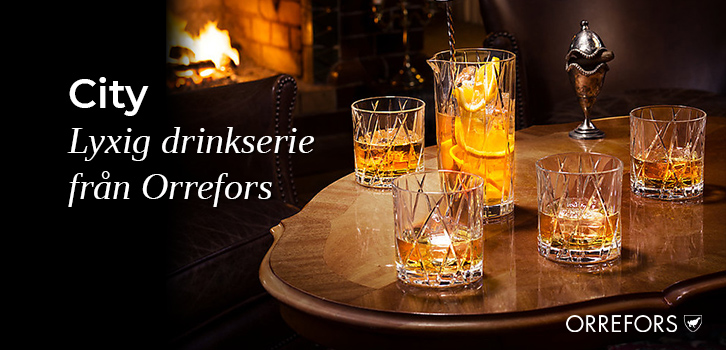 Kampanj på City-serien från Orrefors!