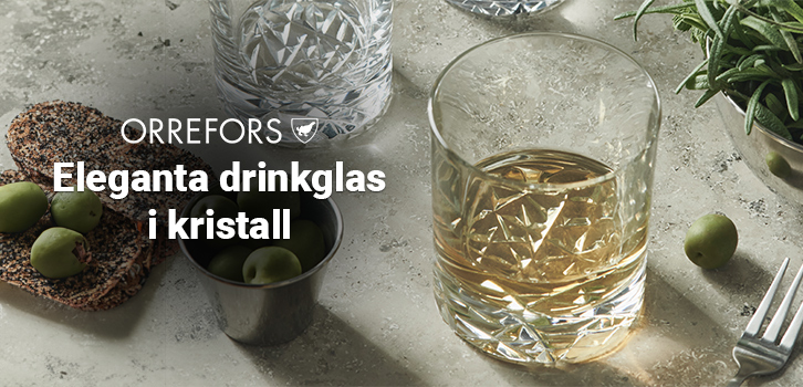 Kampanj på Carat Drink- & Cocktailglas från Orrefors!