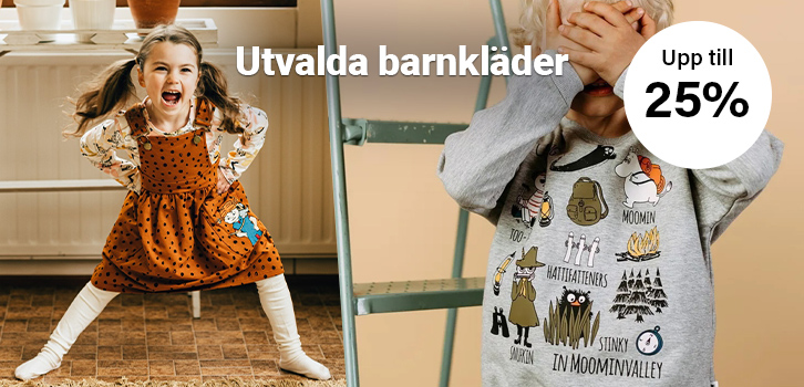 Färgglada plagg med barnens favoritkaraktärer!