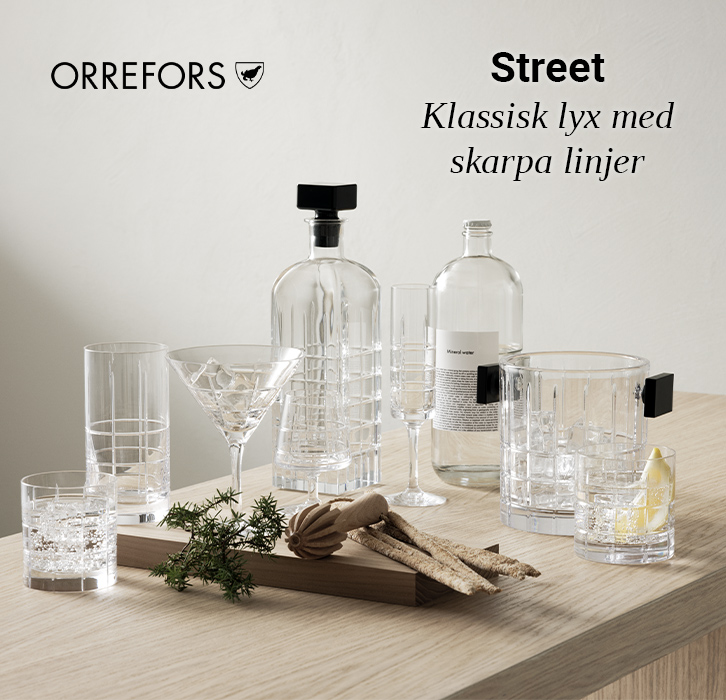 Kampanj på Street-serien från Orrefors!