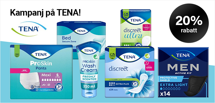 TENA - 20% rabatt! 
